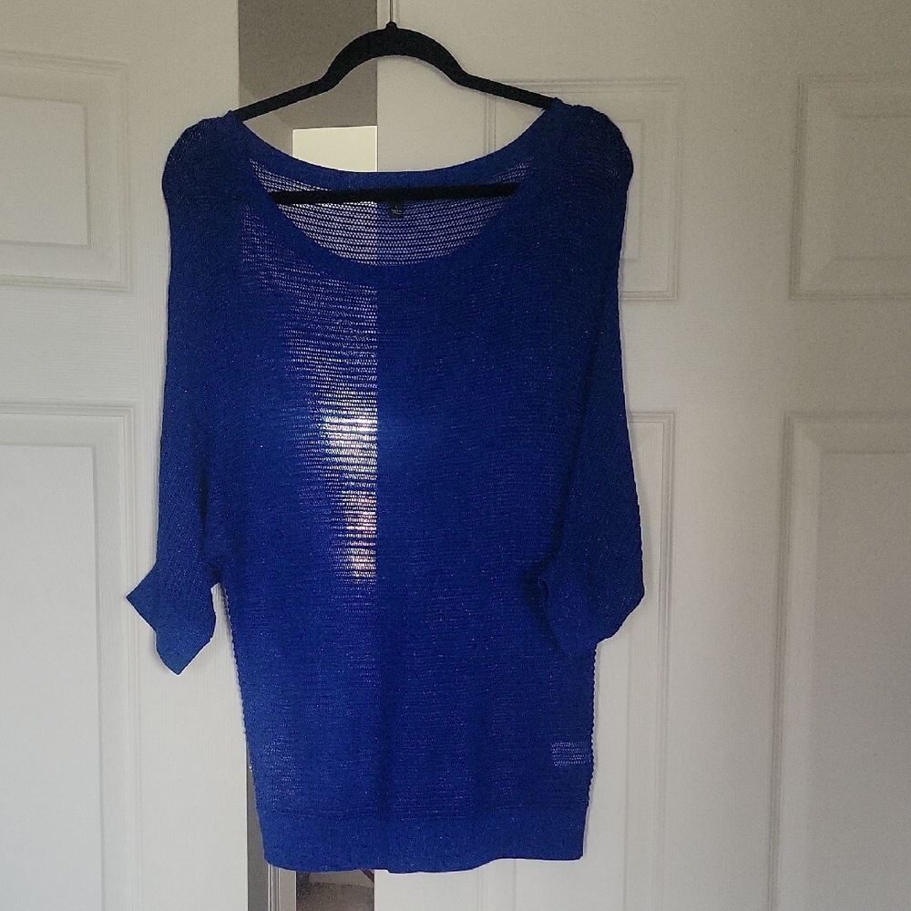 Apt. 9 Women's Vibrant Blue Crew Neck Sweater